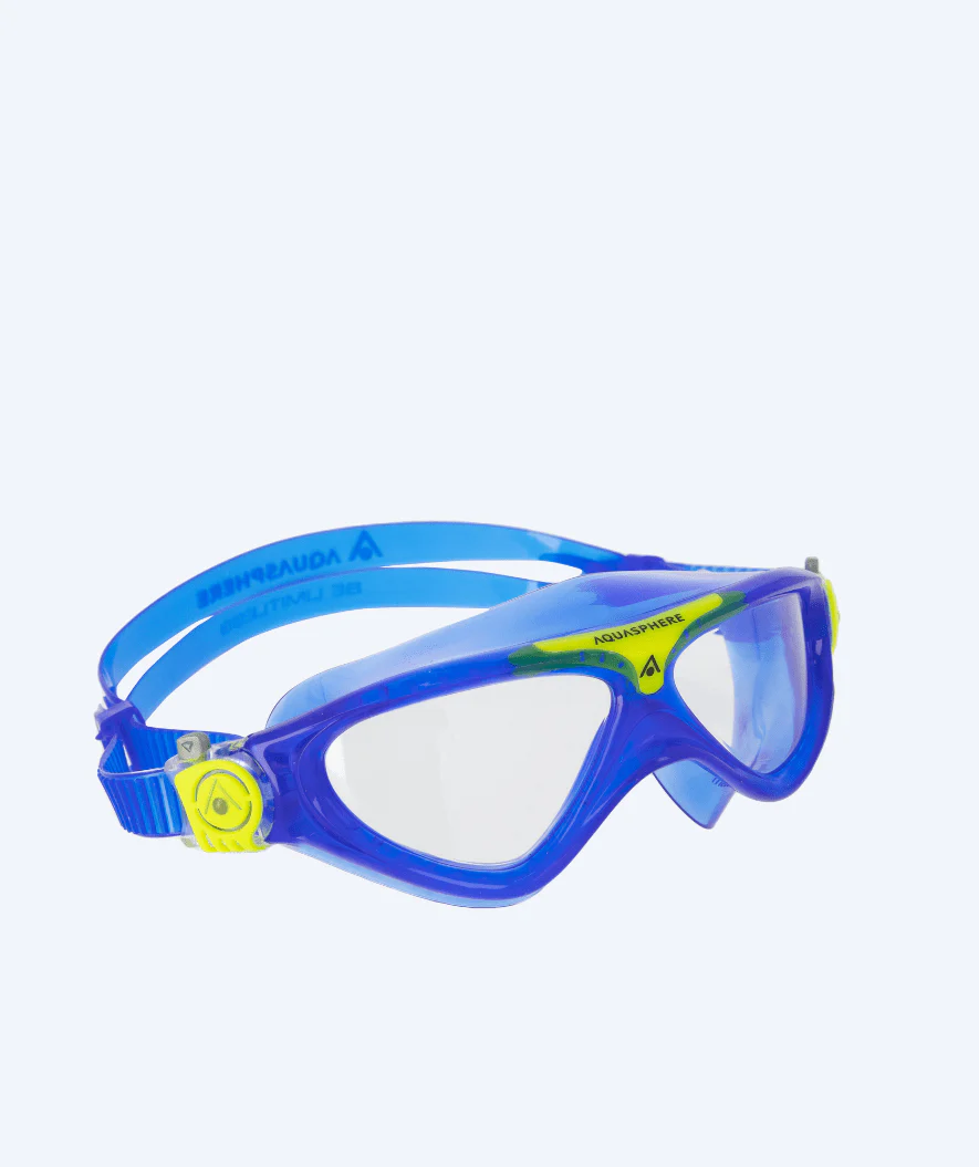 Aquasphere swim mask for kids (from 3 years) - Vista - Blue/yellow - Image 3