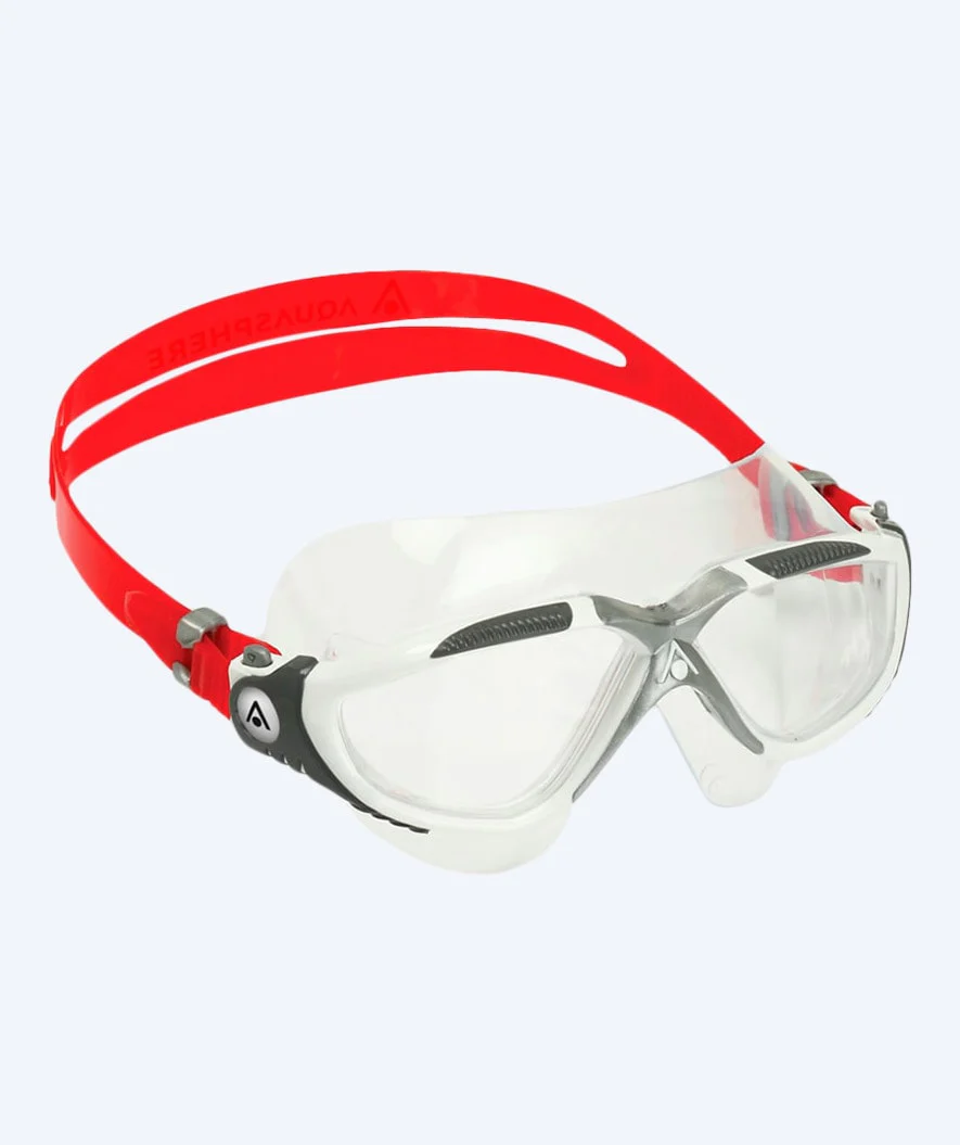 Aquasphere swim mask - Vista - White/red - Image 3