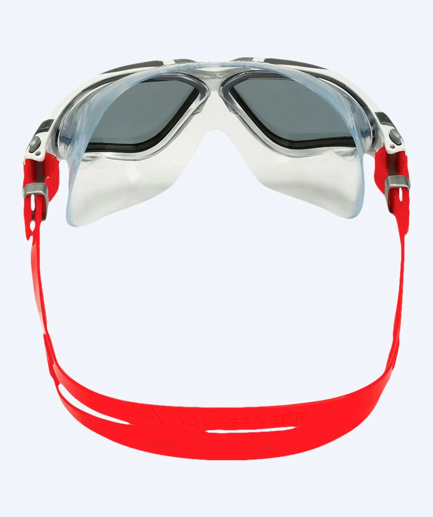 Aquasphere swim mask - Vista - White/red (Smoke lens) - Image 4
