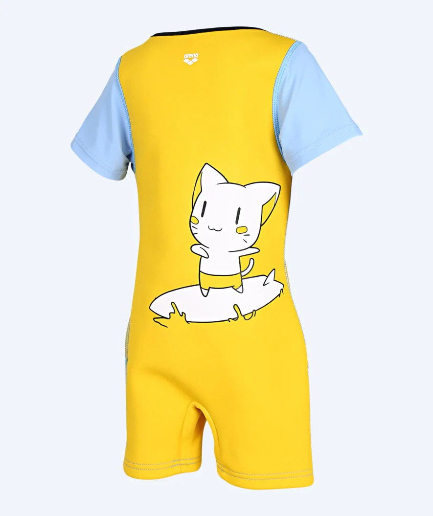 Arena neoprene wetsuit for kids - Friends - Yellow/light blue - Image 3