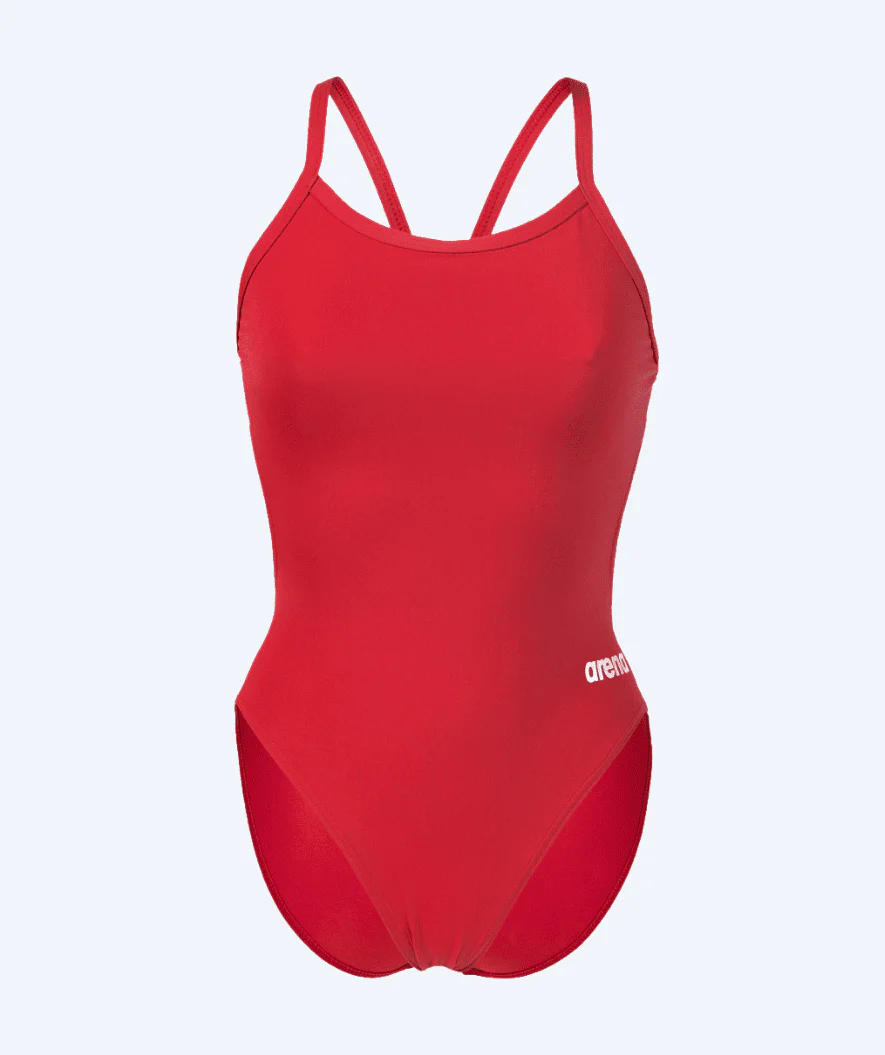 Arena swimsuit for women - Team Challenge Solid - Red - Image 5