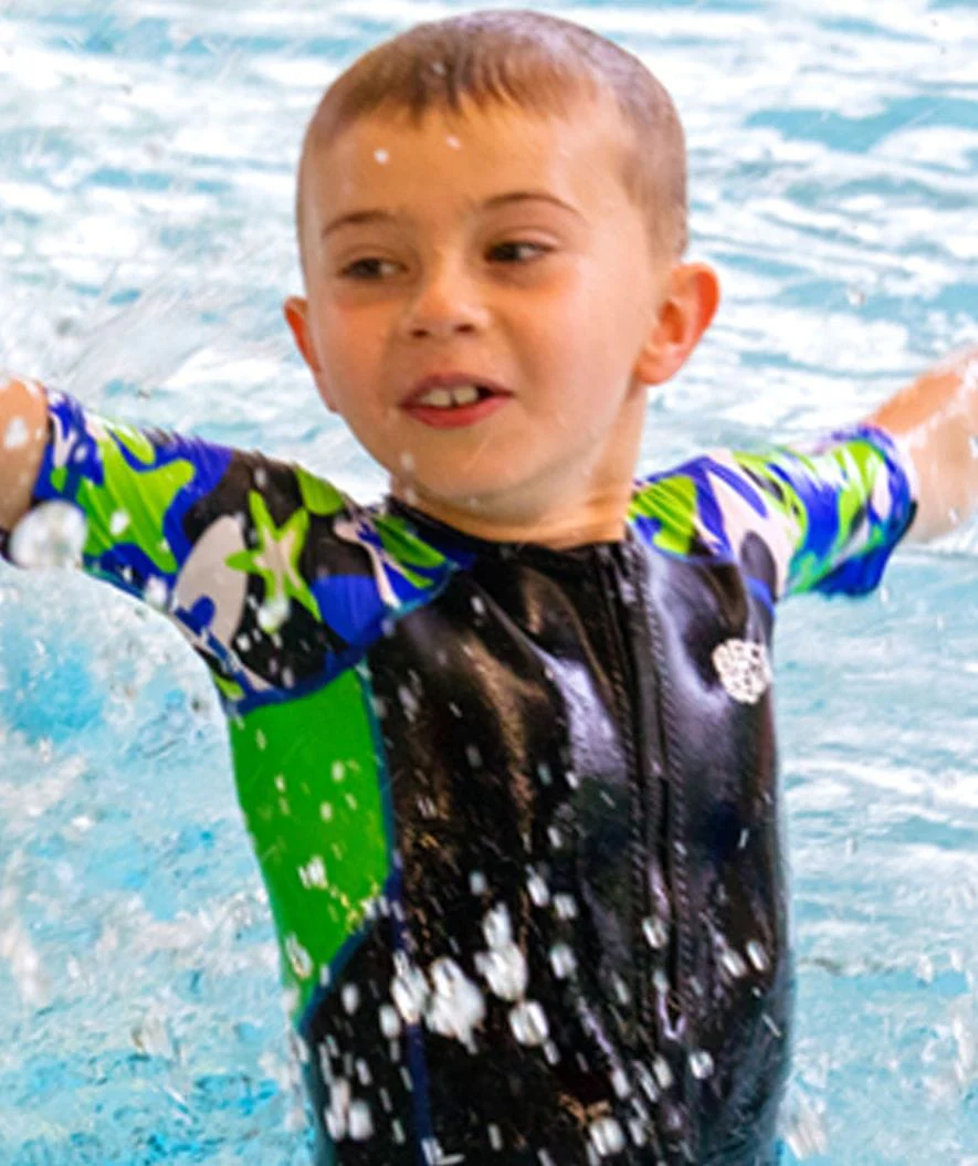 Beco neoprene wetsuit for kids - Shorty - Blue/green - Image 4