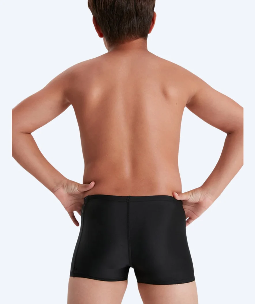 Speedo aquashorts for boys - Allover Panel - Black/light blue - Image 3