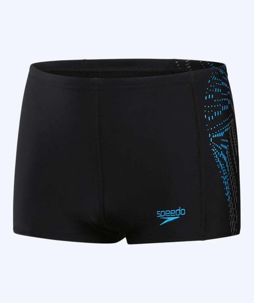 Speedo aquashorts for boys - Allover Panel - Black/light blue - Image 5