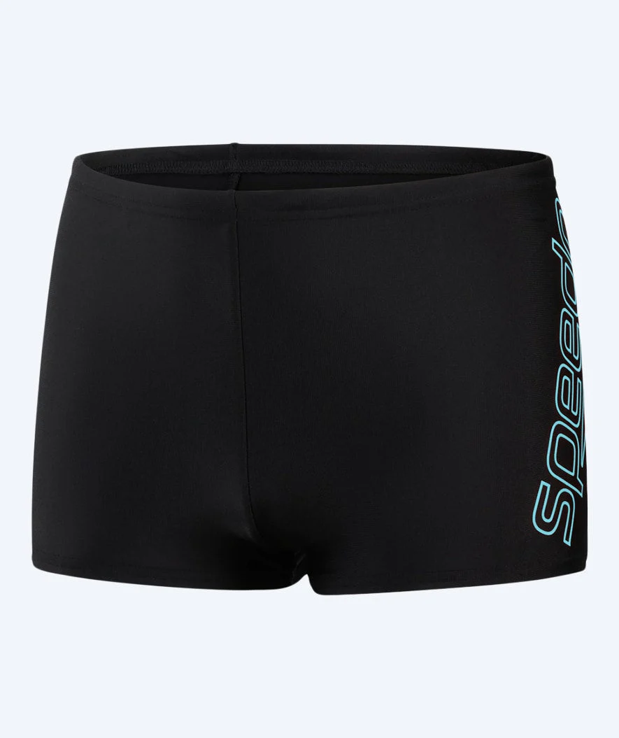 Speedo aquashorts for boys - Bloomster Placement - Black/blue - Image 3