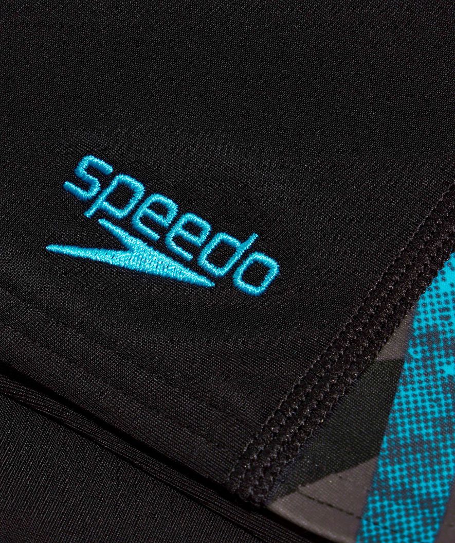 Speedo aquashorts for boys - Hyperboom Panel - Black/Blue - Image 8