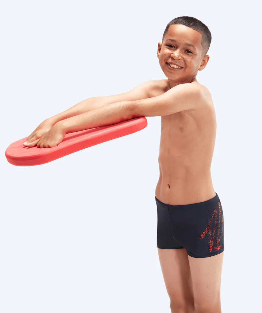 Speedo aquashorts for boys - Hyperboom Placement - Blue/red - Image 4