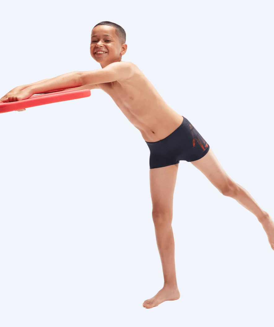 Speedo aquashorts for boys - Hyperboom Placement - Blue/red - Image 6