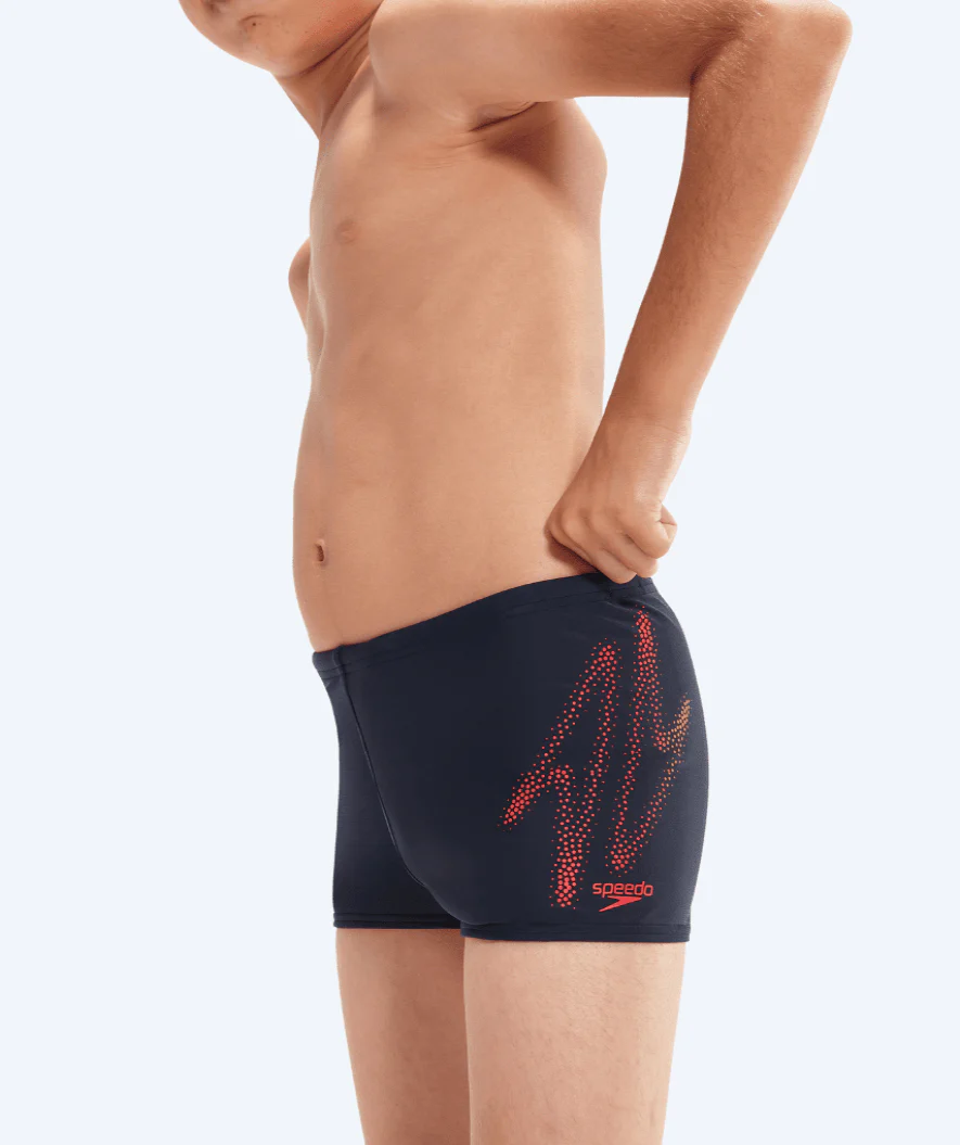 Speedo aquashorts for boys - Hyperboom Placement - Blue/red - Image 7