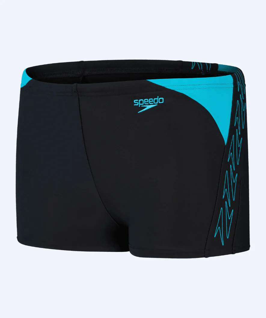 Speedo aquashorts for boys - Hyperboom Splice - Black/blue - Image 6