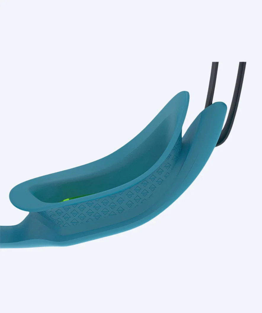 Speedo Elite swimming goggles for kids - Hydropulse Mirror - Blue/yellow - Image 3