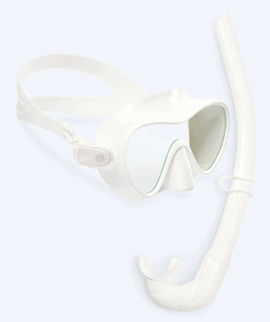 Watery diving mask for adults (from 12 years) - Cliff - White - Image 8