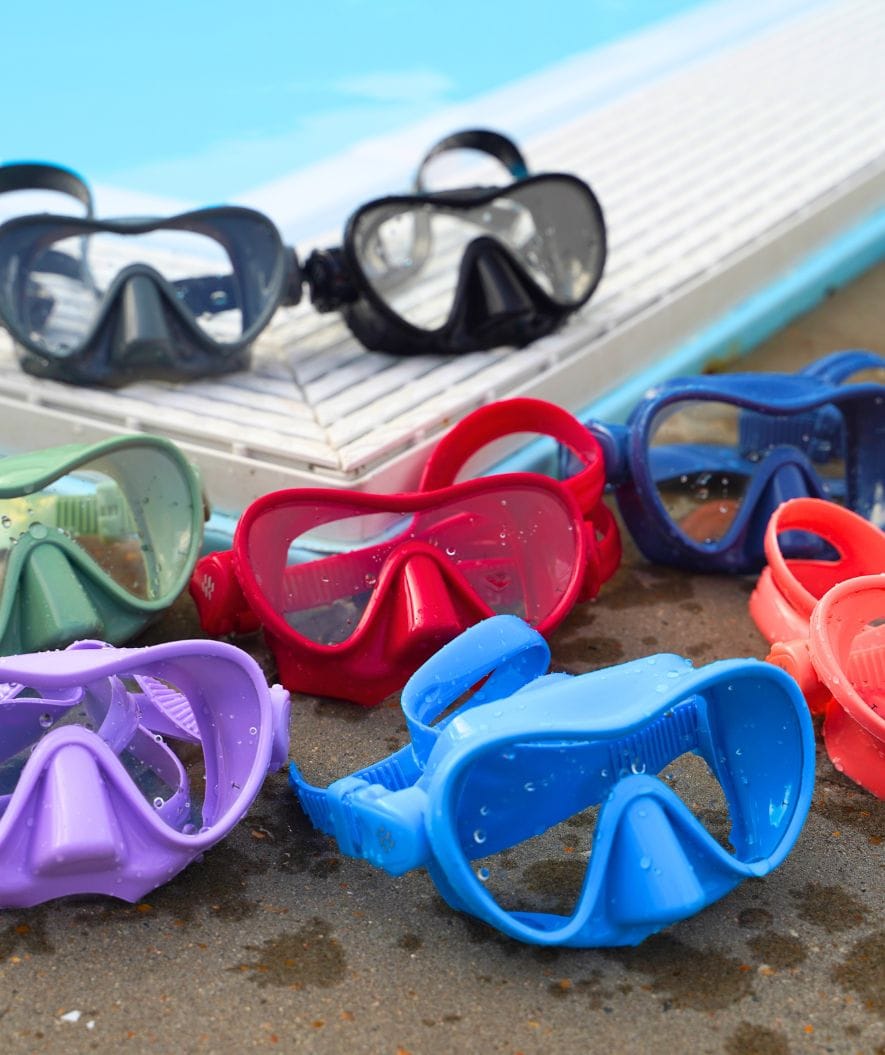 Watery diving mask for adults (from 12 years) - Cliff - Black - Image 4