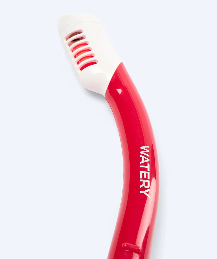 Watery full-dry snorkel for kids - Triton - Red - Image 5