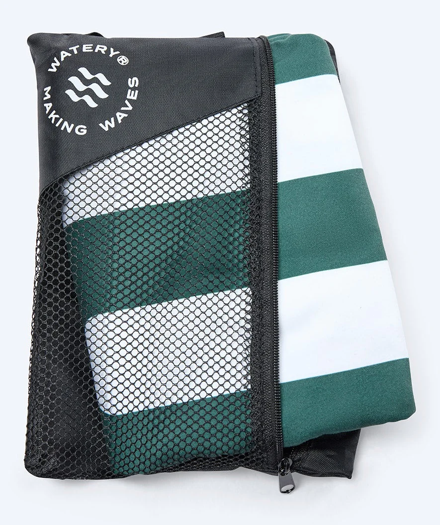 Watery microfiber towel - Eco Nebraska - Dust Green - Image 9