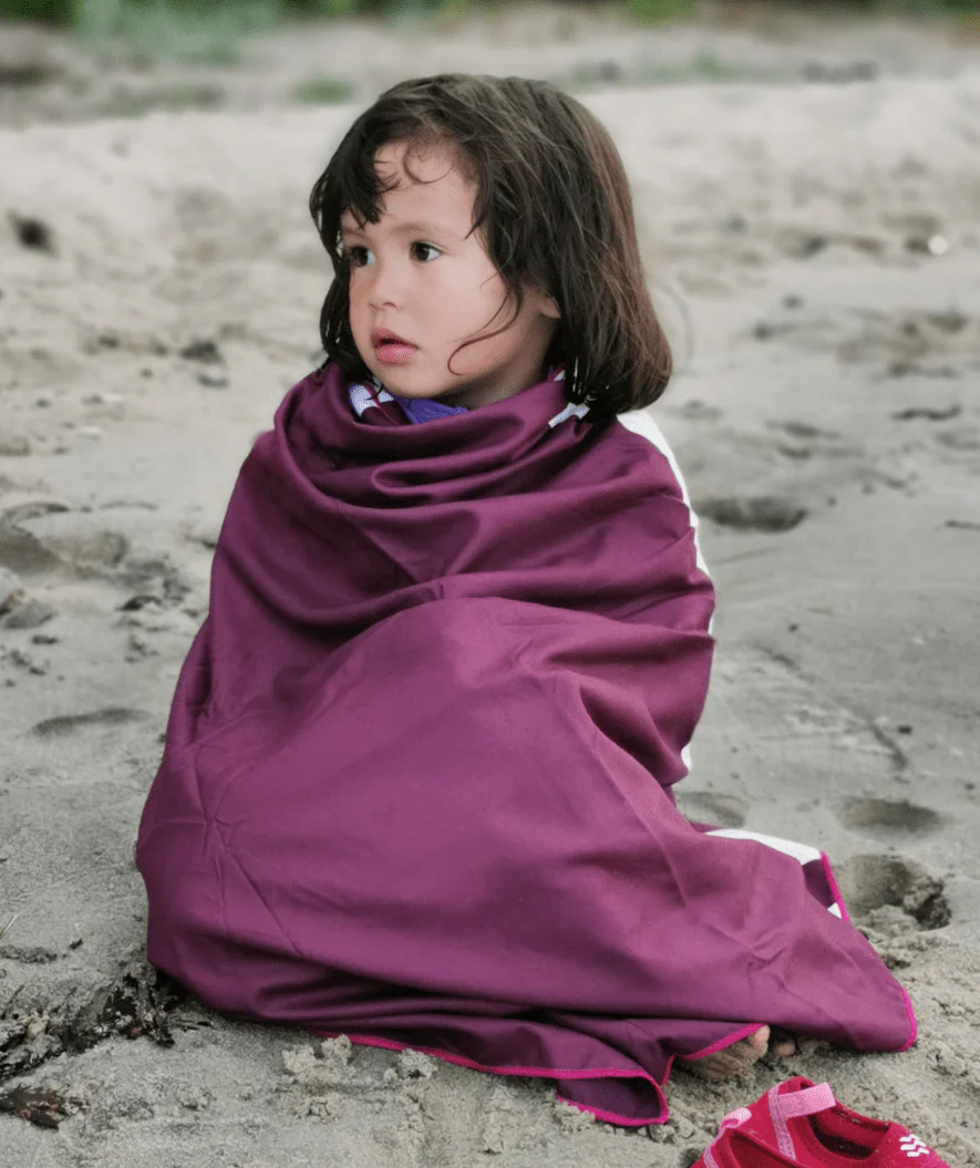 Watery microfiber towel - Eco Nebraska - Purple - Image 10