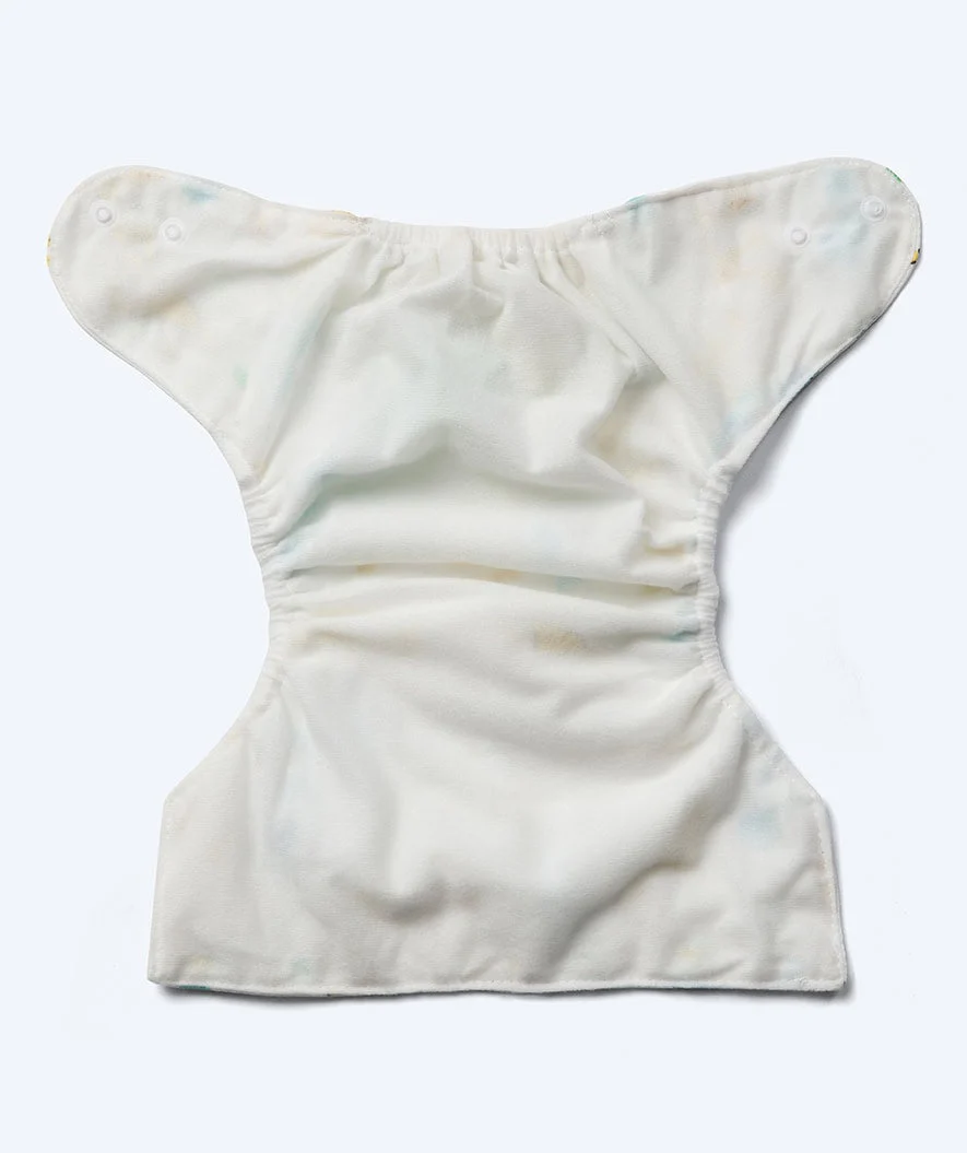 Watery swim nappy - Ondine - White with print - Image 11