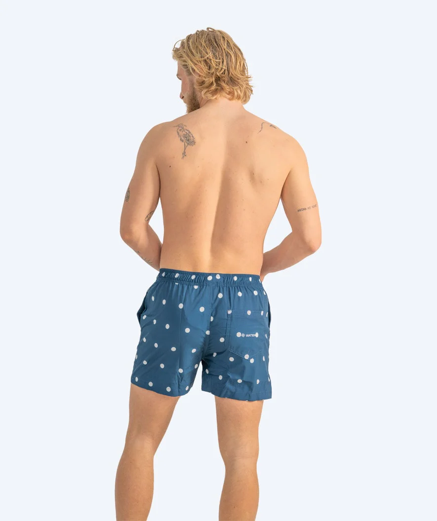 Watery swim shorts for men - Clifford Eco - Dark blue/white - Image 4