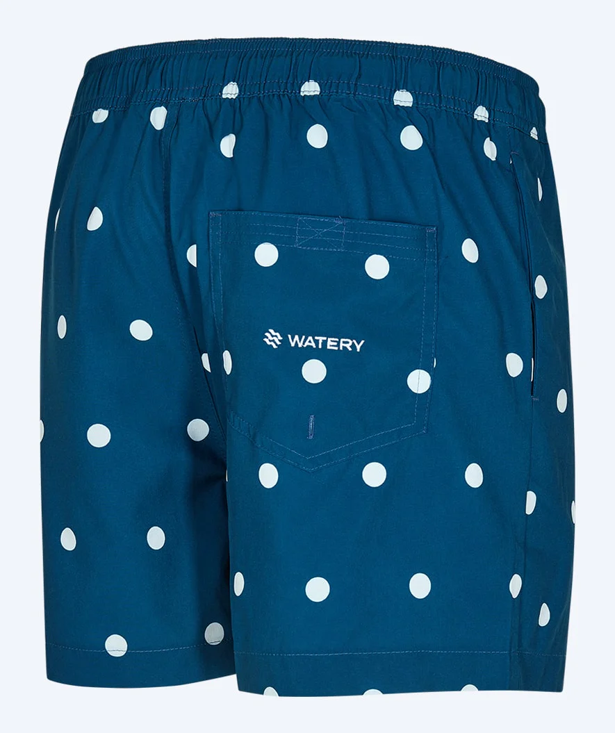 Watery swim shorts for men - Clifford Eco - Dark blue/white - Image 9