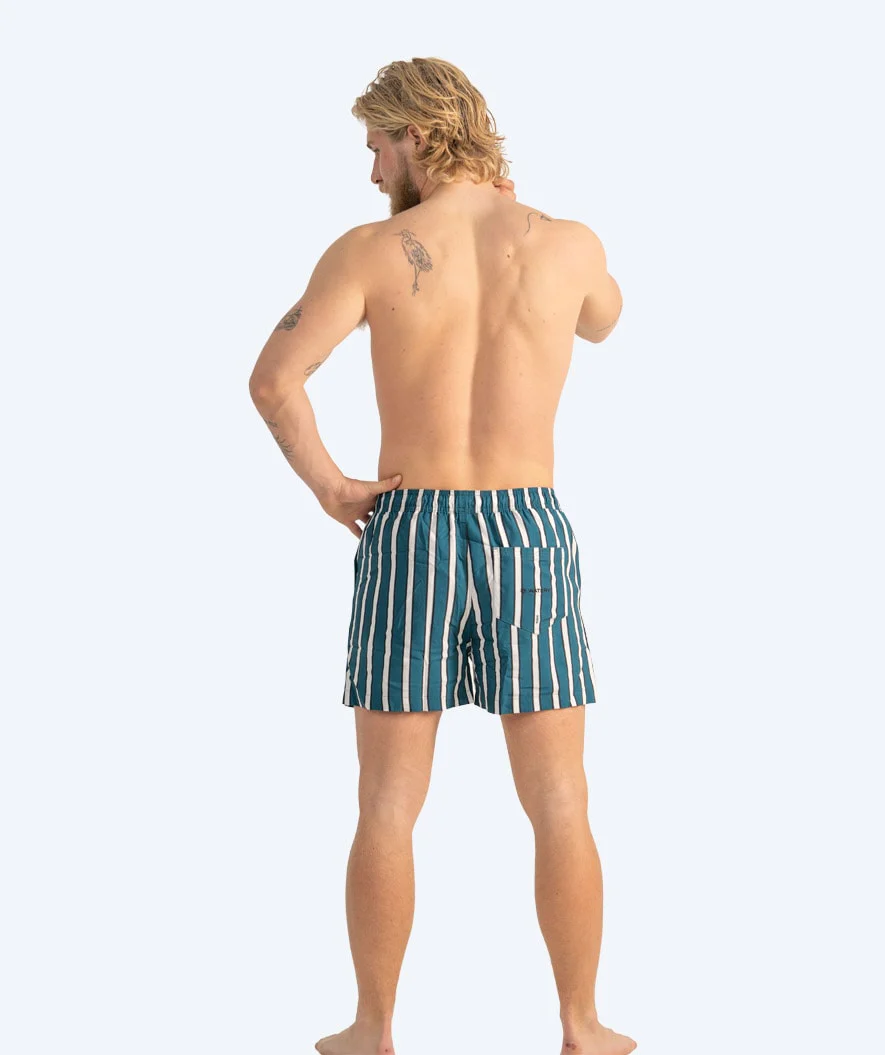 Watery swim shorts for men - Kelvin Eco - Green/white - Image 5