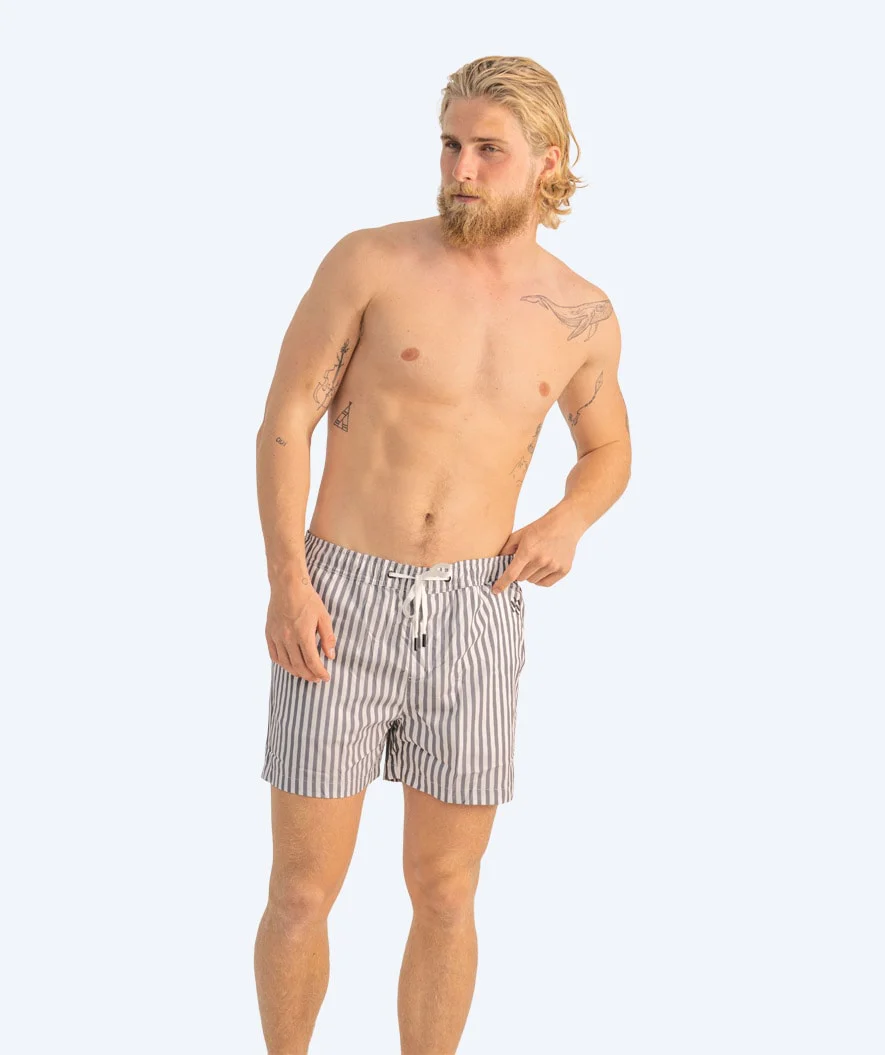 Watery swim shorts for men - Lagoon Eco - White/Grey - Image 11