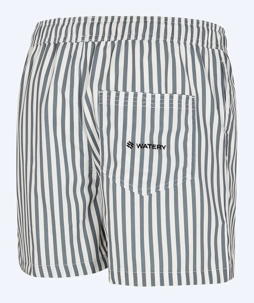Watery swim shorts for men - Lagoon Eco - White/Grey - Image 7