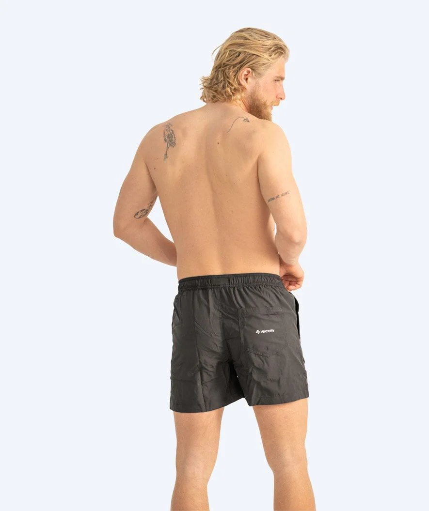 Watery swim shorts for men - Signature Eco - Black - Image 10