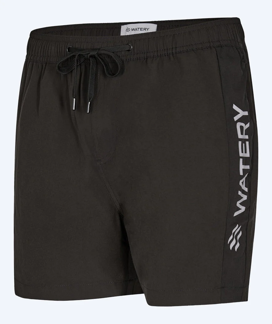 Watery swim shorts for men - Signature Eco - Black - Image 4