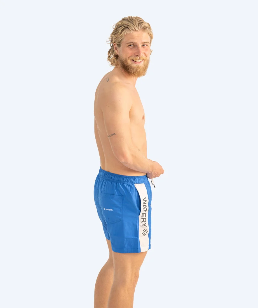 Watery swim shorts for men - Signature Eco - Blue - Image 14