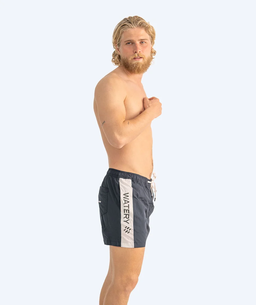 Watery swim shorts for men - Signature Eco - Dark blue - Image 6