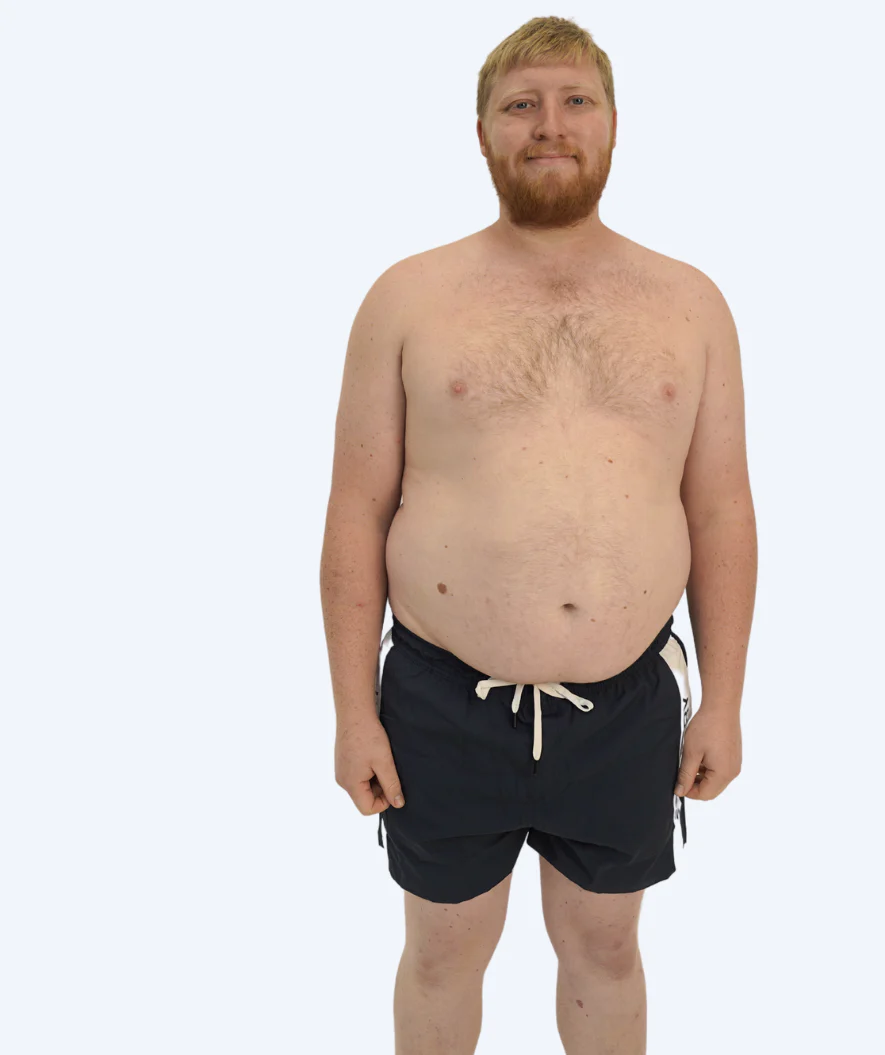 Watery swim shorts for men - Signature Eco - Dark blue - Image 7