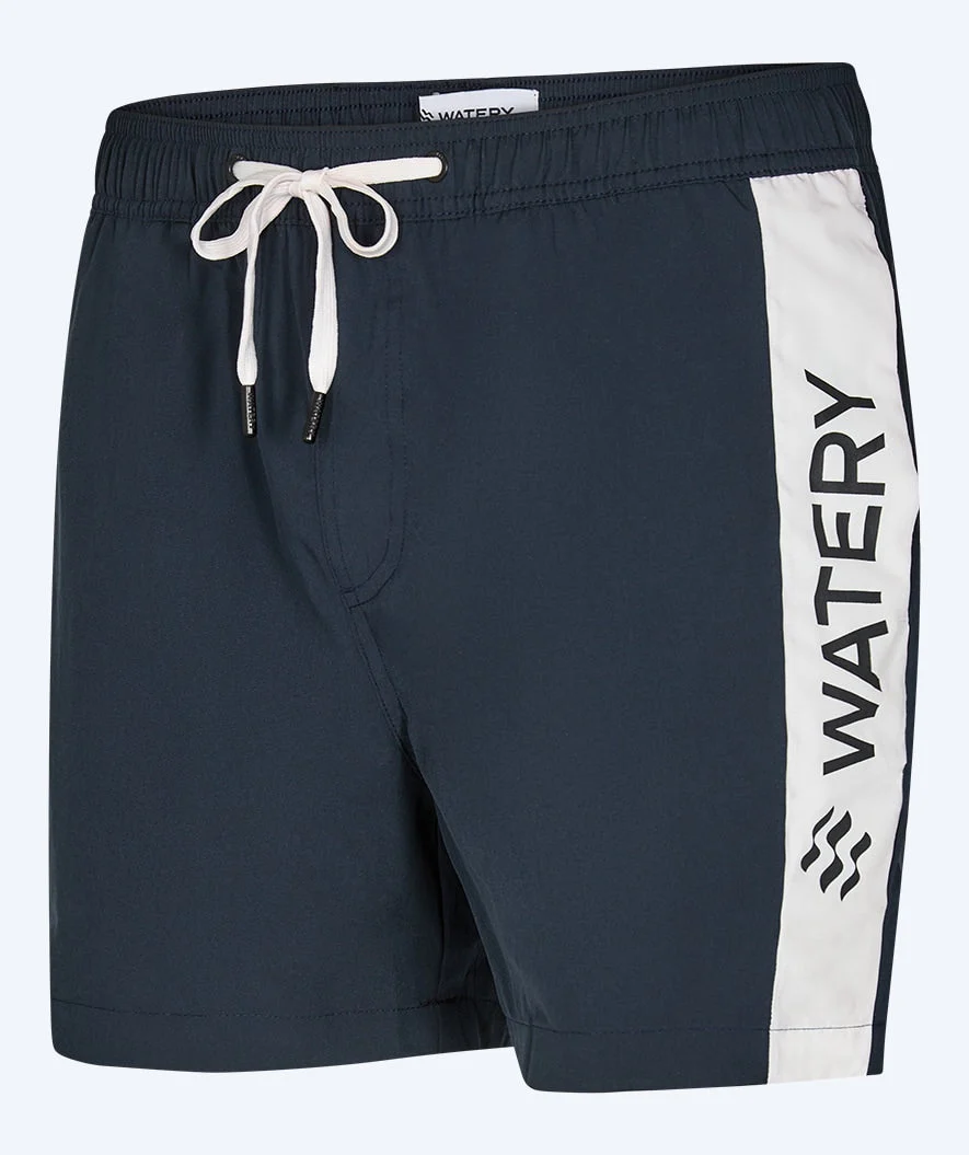 Watery swim shorts for men - Signature Eco - Dark blue - Image 8