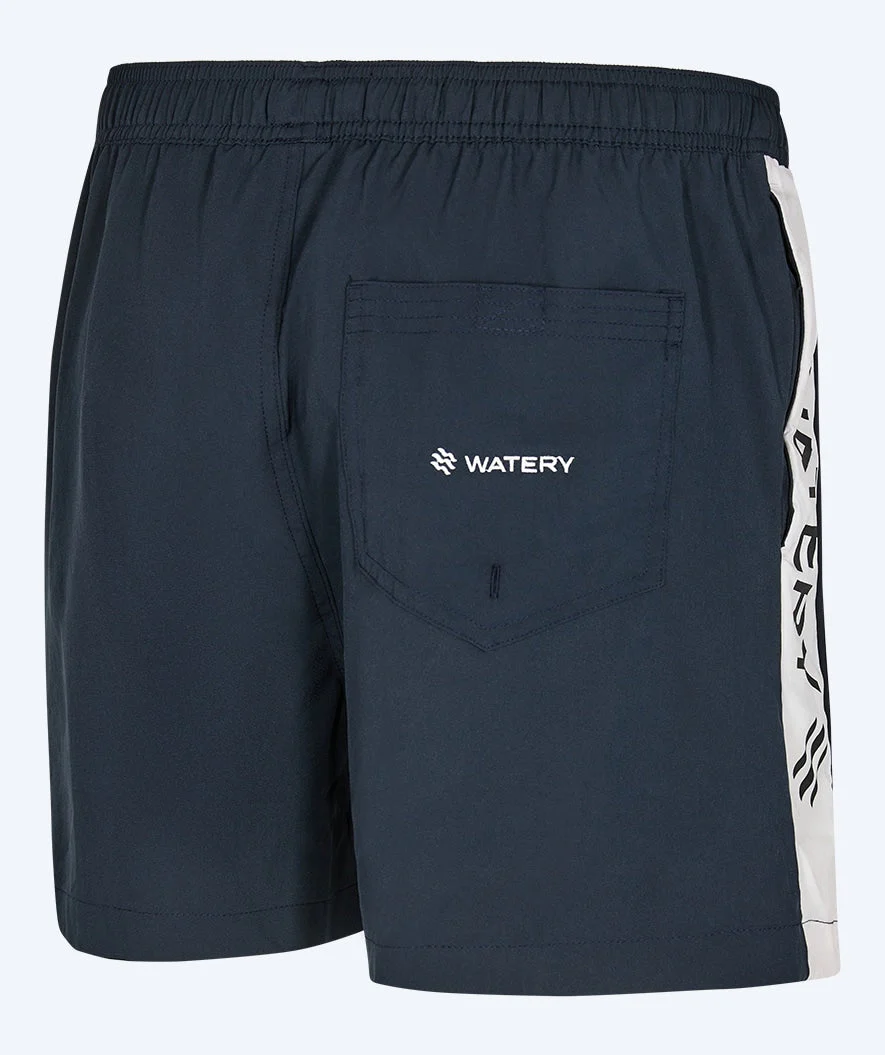 Watery swim shorts for men - Signature Eco - Dark blue - Image 9