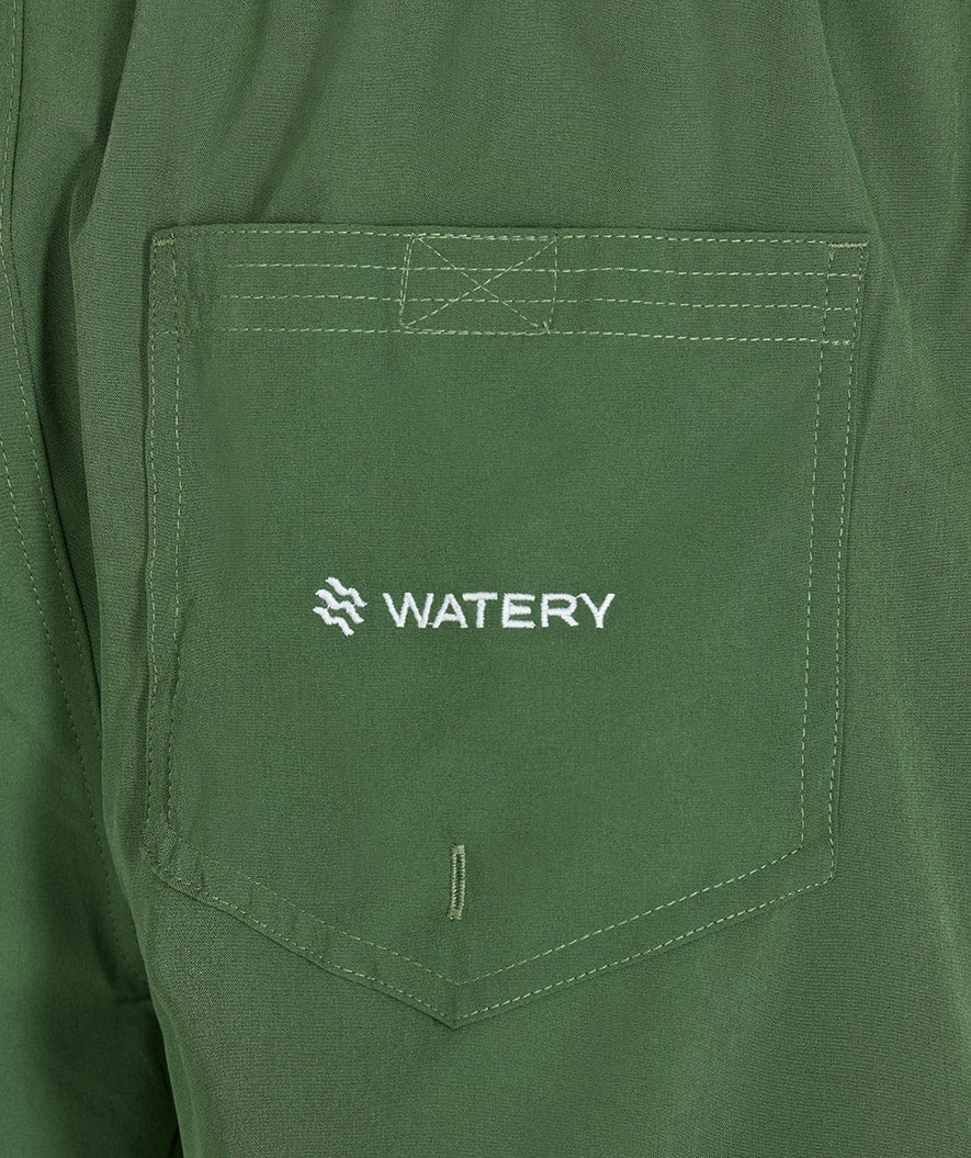 Watery swim shorts for men - Signature Eco - Dust Green - Image 10