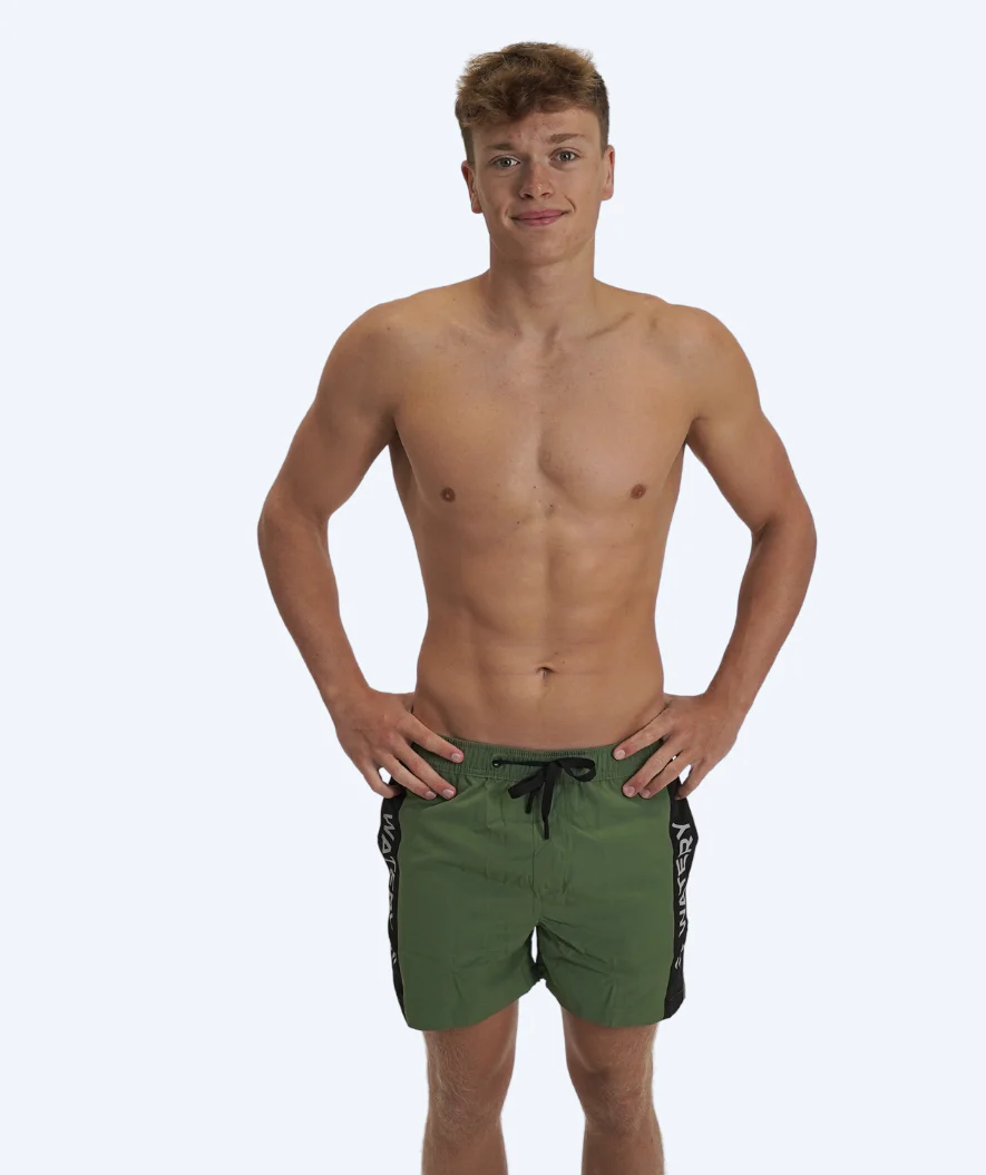 Watery swim shorts for men - Signature Eco - Dust Green - Image 6