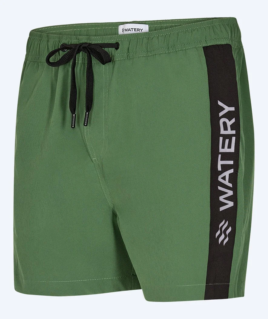 Watery swim shorts for men - Signature Eco - Dust Green - Image 8