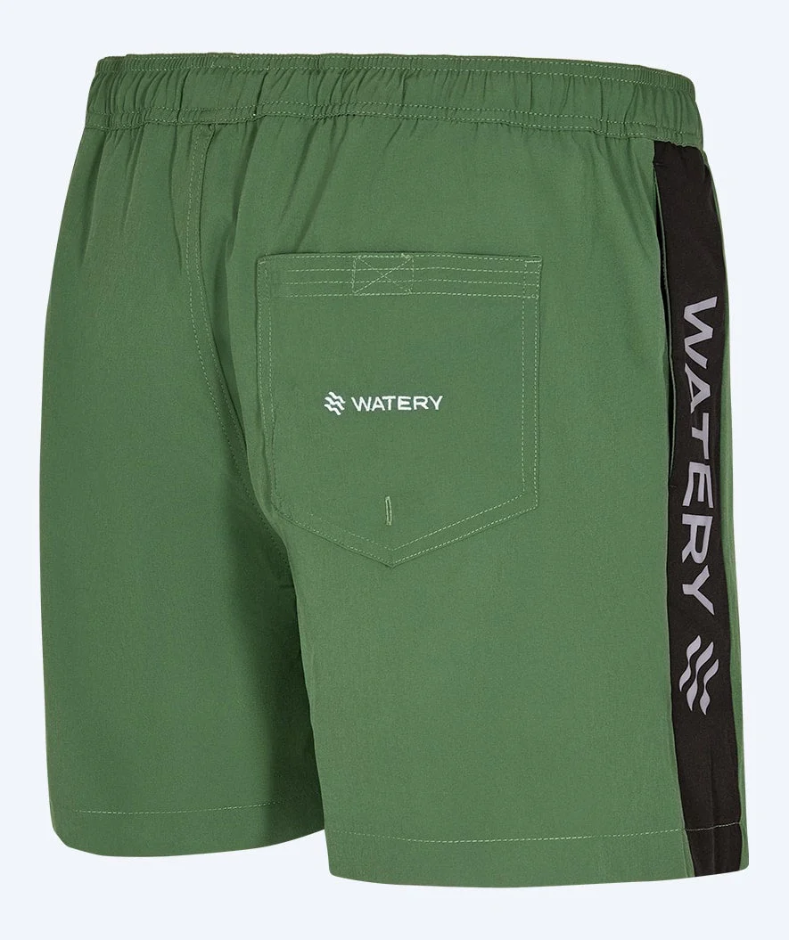 Watery swim shorts for men - Signature Eco - Dust Green - Image 9